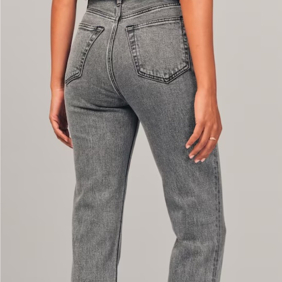 Abercrombie The Ankle Straight Ultra High Rise, 24in - Picture 4 of 4